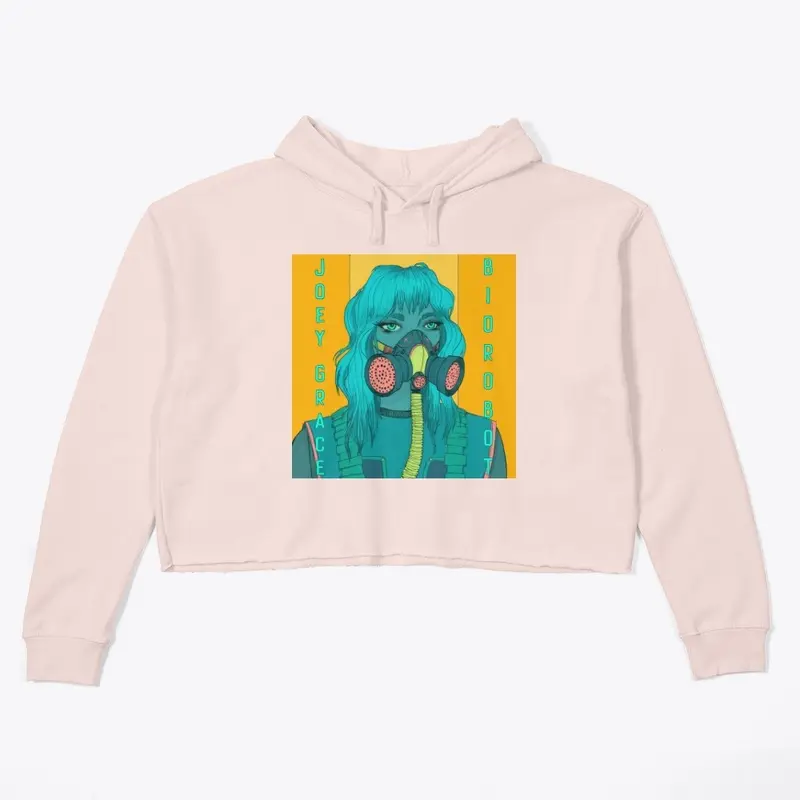 BIOROBOT WOMENS CROPPED HOODIE